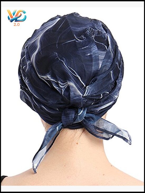 Chemo Headwrap Turban for Hair Loss Soft Stretchy Viscose Skullies & Beanies main image 6